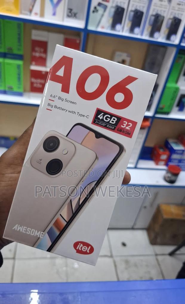 New Itel A06 32 GB Black - thumbnail 3