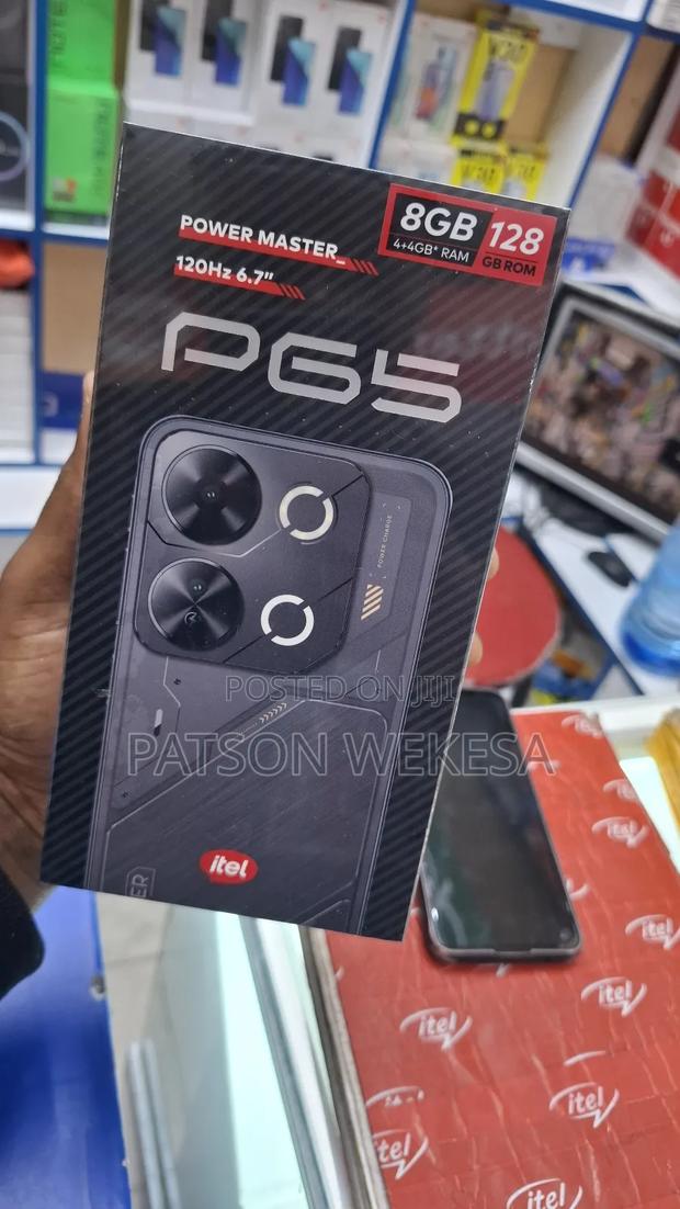 New Itel P65 128 GB Black - thumbnail 2