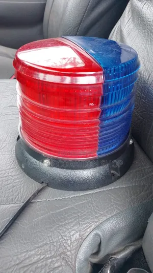 12v Red-Blue Revolving Warning Beacon Light