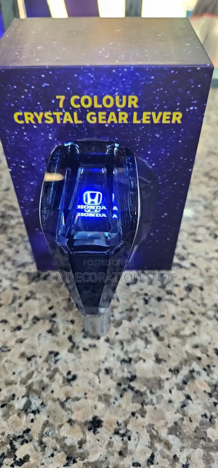 Honda Crystal Led Multicolored Screw Head Knob