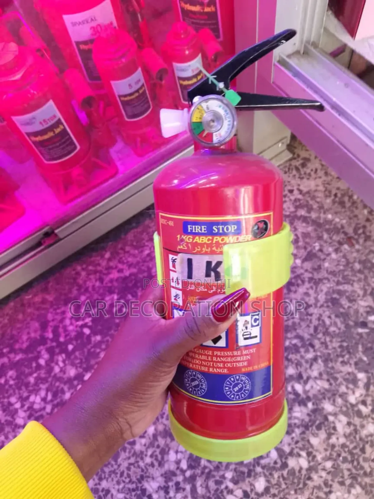 1kg Dry Powder Emergency Home/Office/Car Extinguisher