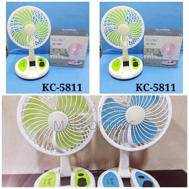 Folding Fan Rechargeable With LED Light