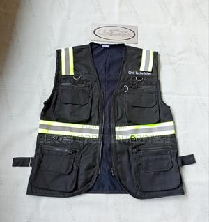 Reflective Black Half Jacket - main view