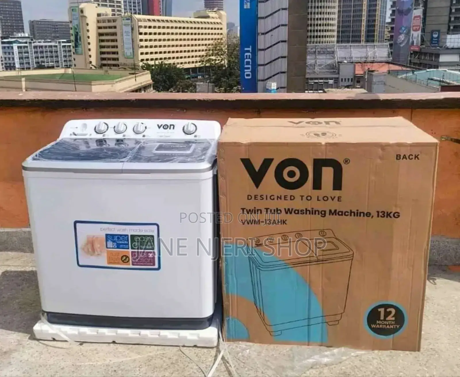 Amazing 13kg Von Washing Machine