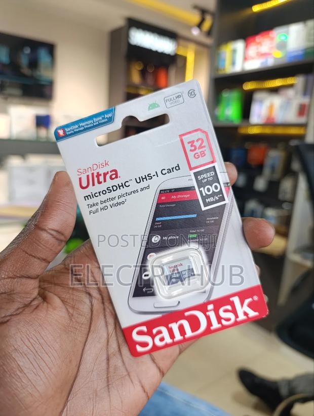 Sandisk Ultra 32gb Memory Card New Sealed In A Shop