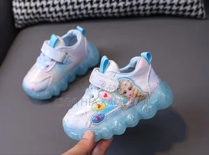 Girls Elsa Themed Led Shoes