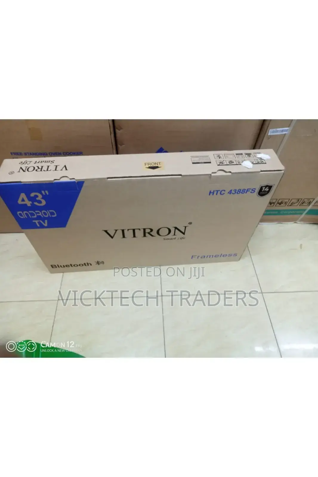 Television 43 Inch Vitron Smart, Android and Frameless