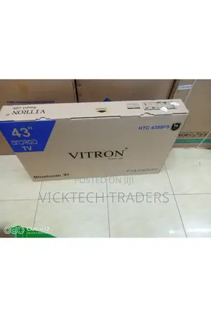 Television 43 Inch Vitron Smart, Android and Frameless