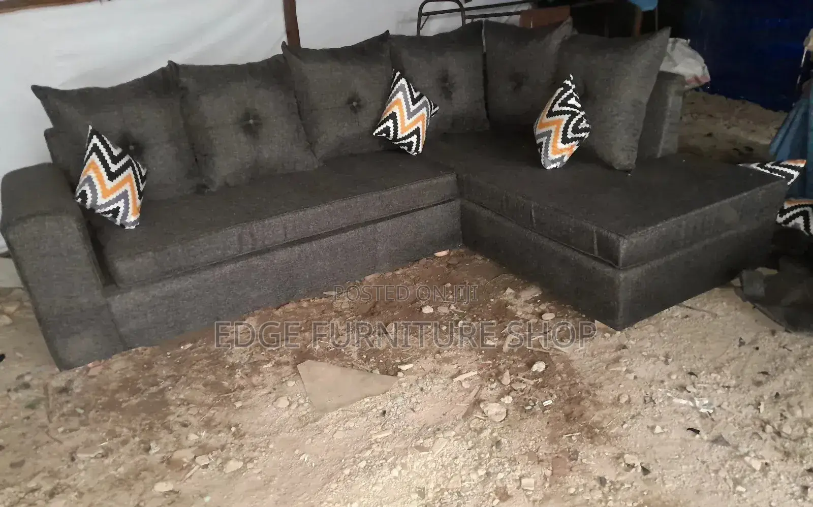Grey Corner Seat Sofa for Sale