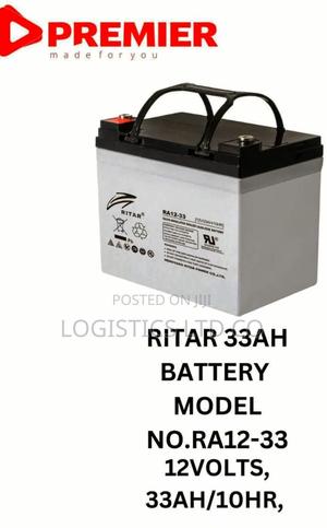 Ritar Solar Battery 33ah 12 V - thumbnail 2