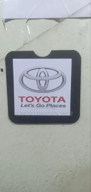 Toyota Black Insurance Holder Self Adhesive