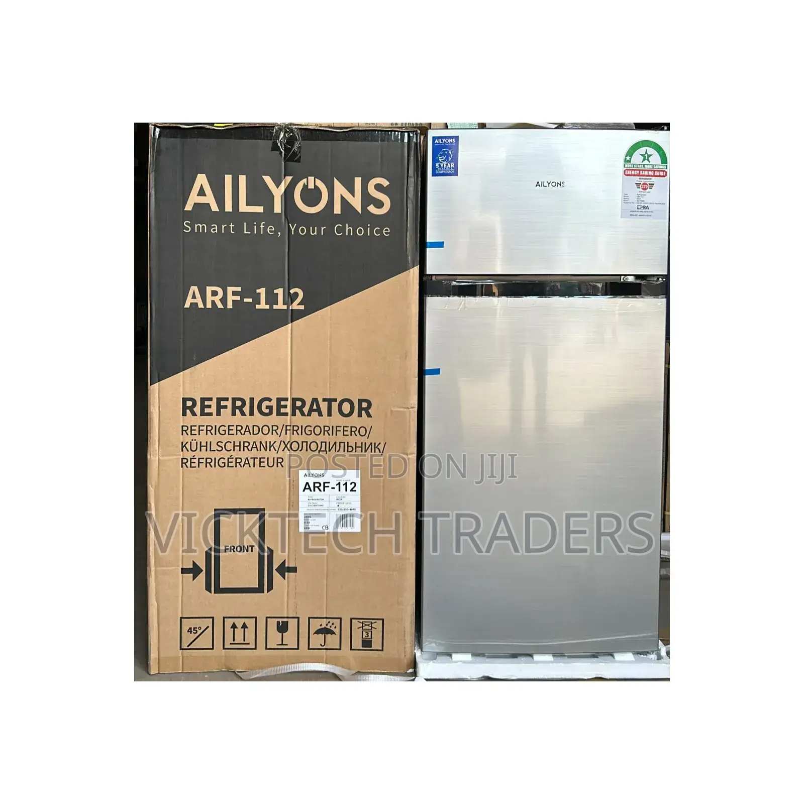 Fridge 115 Litres Ailyons Double Door