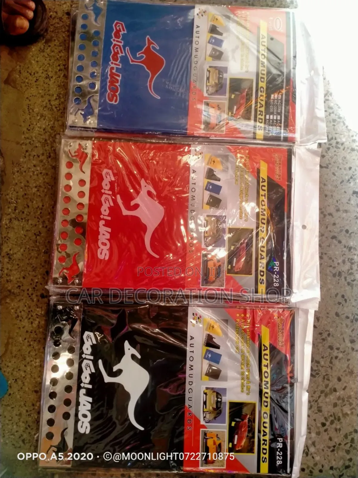 Colored 2pc/4pc Kangaroo Mudsplash