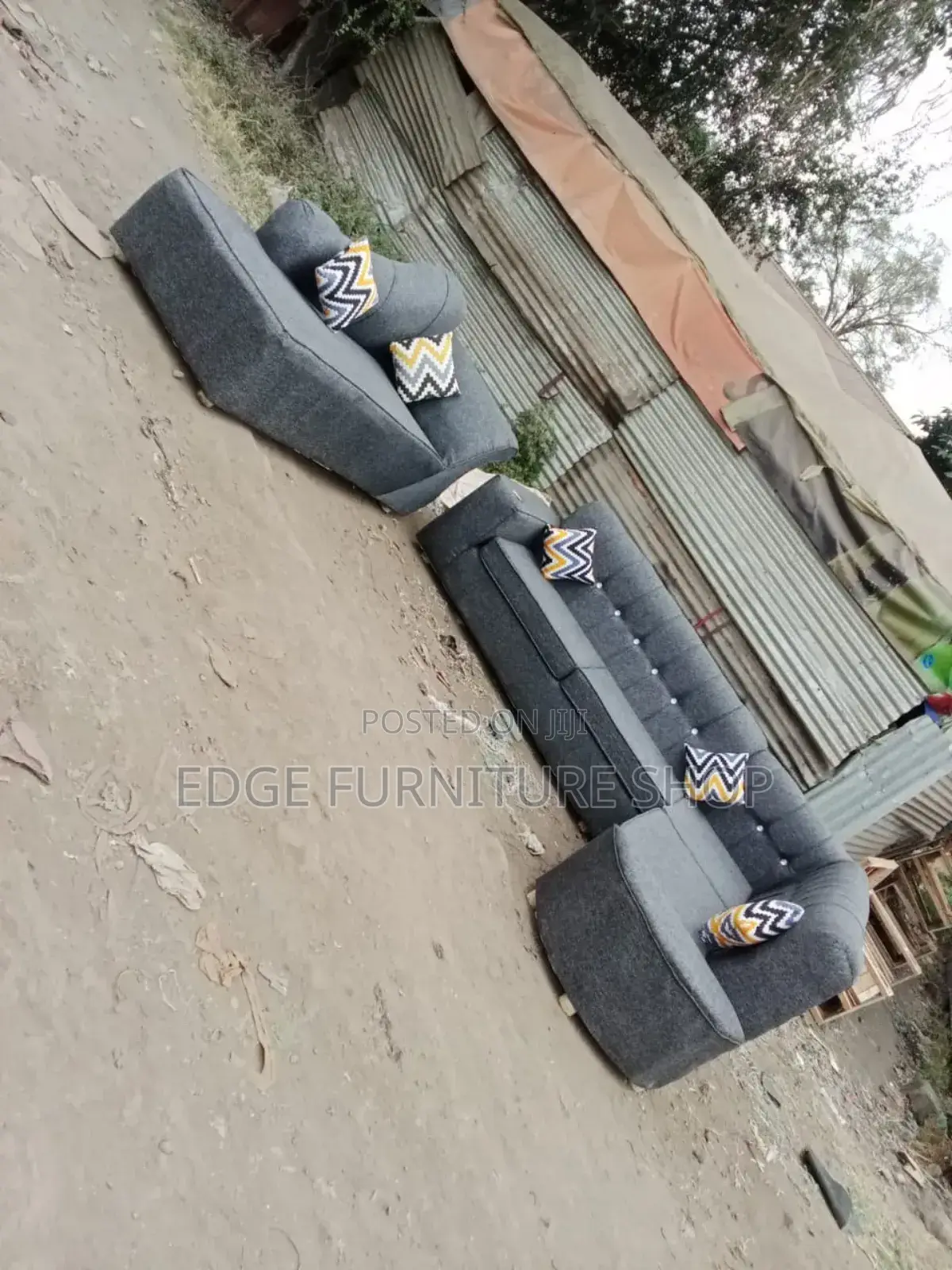 9 Seater Grey Sofa Set on Sale