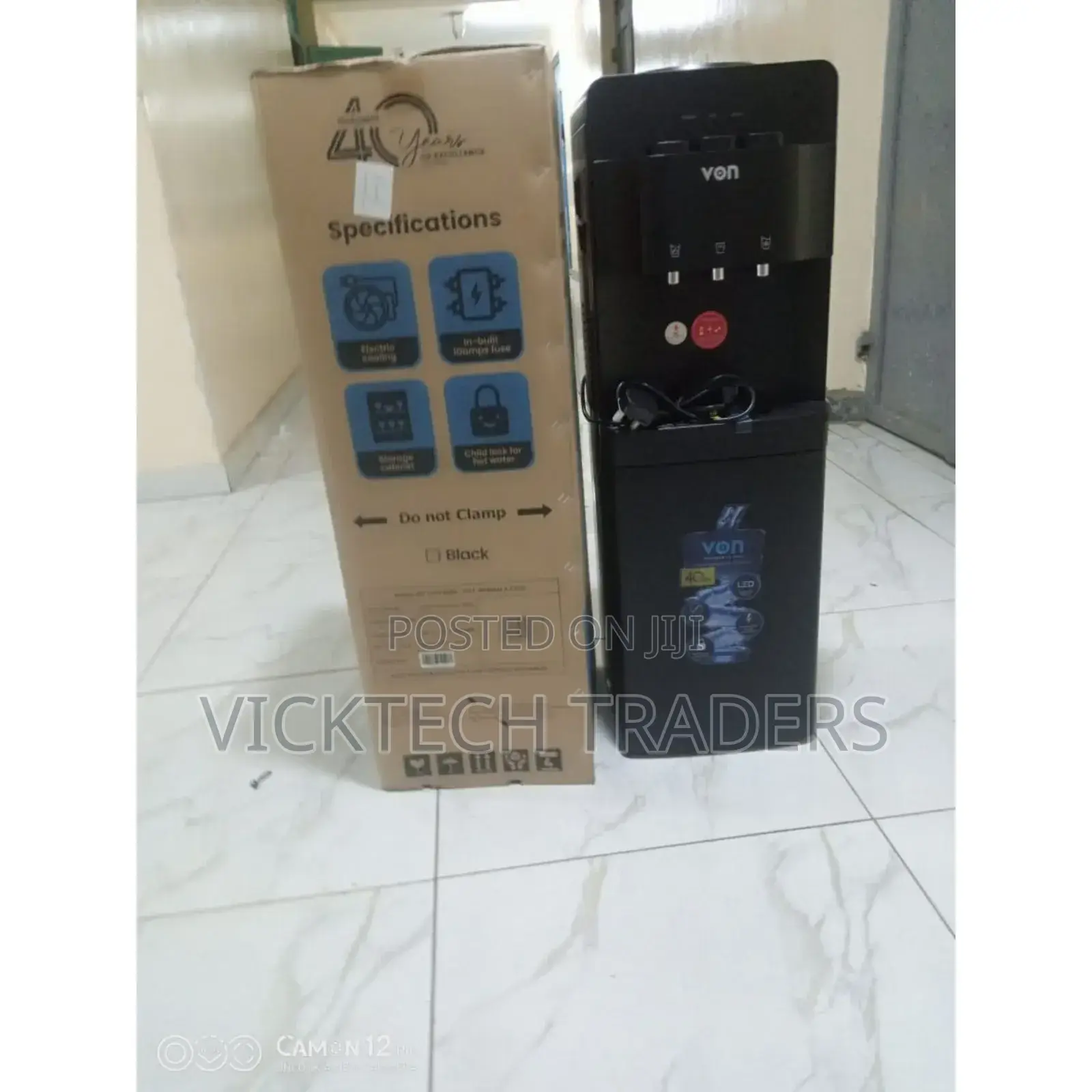 Von Hot, Normal and Cold Hotpoint Water Dispenser