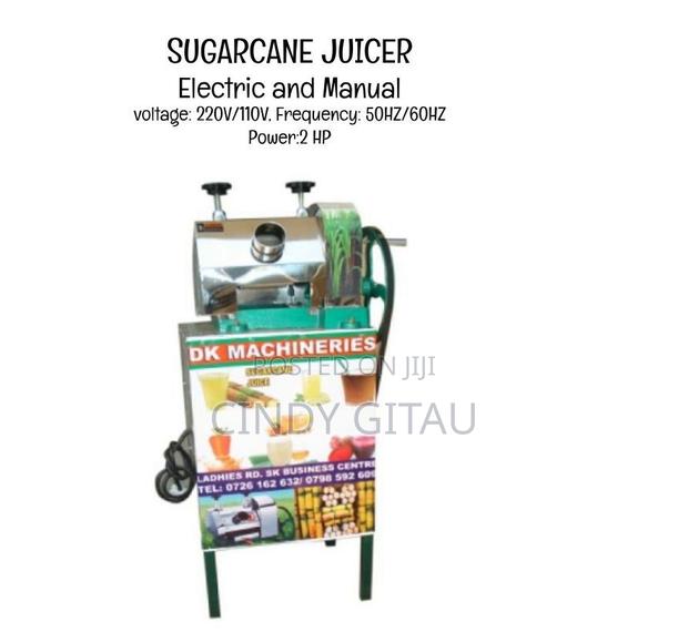 Complete Sugarcane Juicer Electric/ Manual Extractor