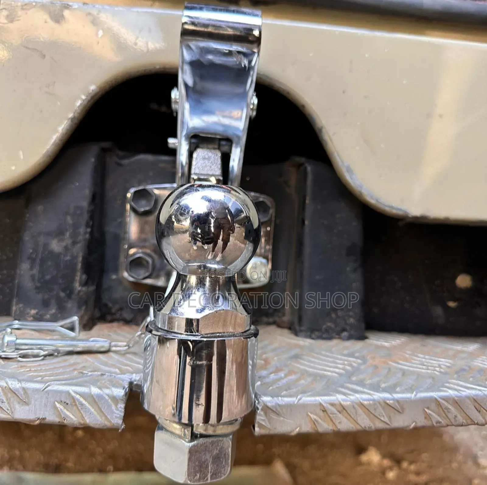 4*4 Heavy Duty Ball Pintle Tow Silver Hook
