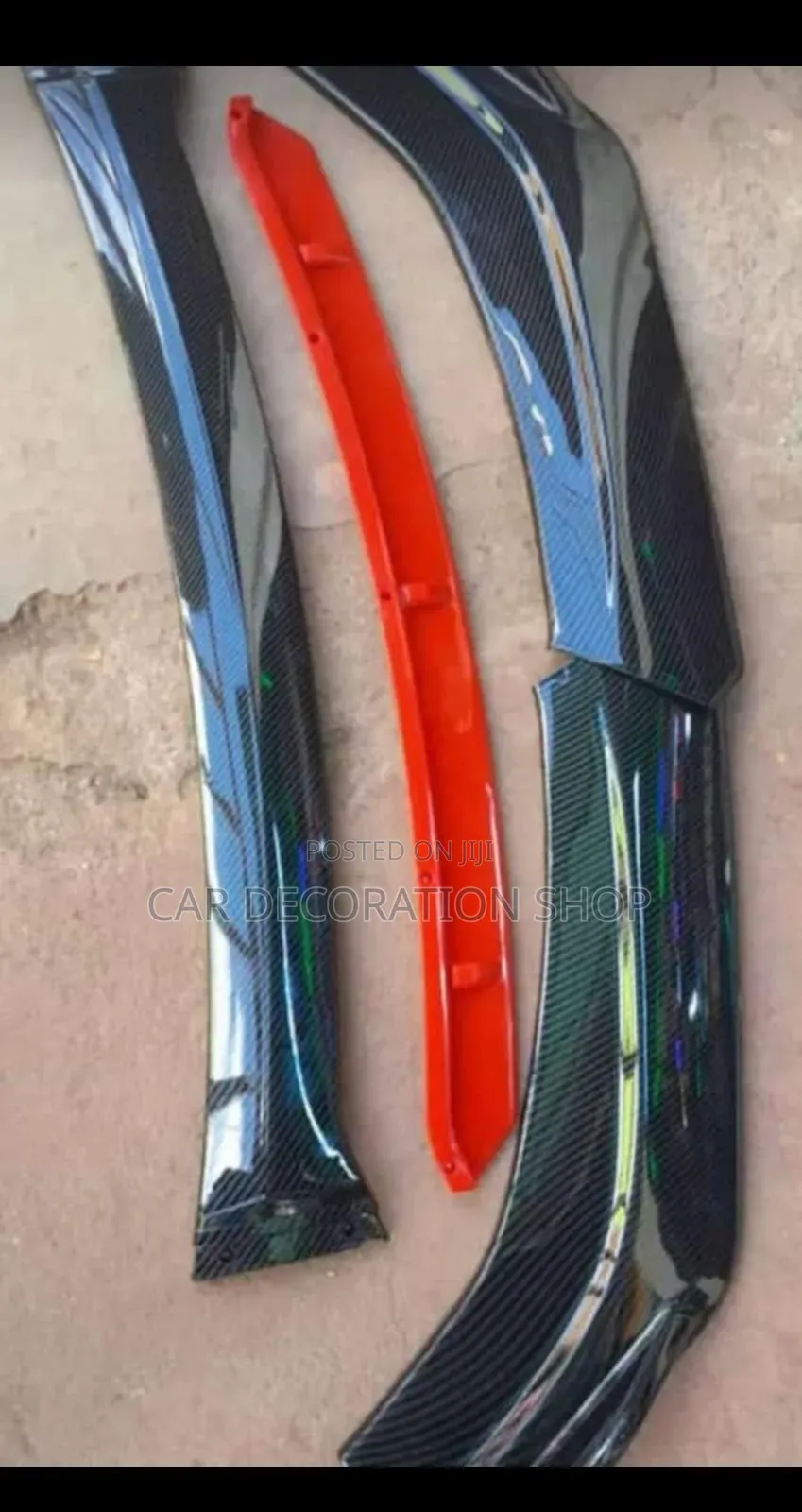 Carbon Finish Adjustable Saloon Cars Bumper Lip