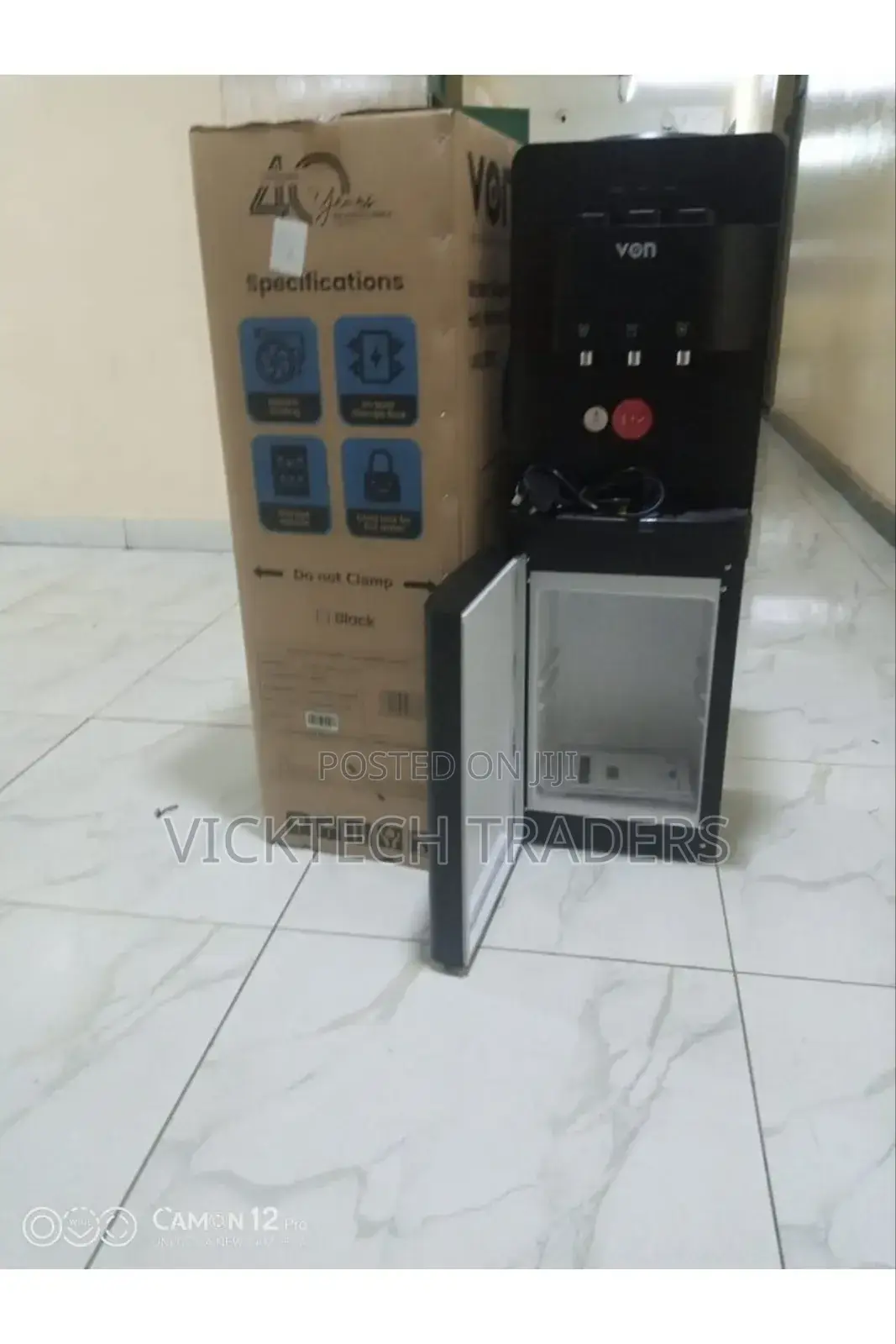 Von Hotpoint Top Load 3taps(Hot, Normal and Cold) Dispenser