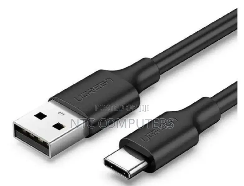 UGREEN USB-A 2.0 to USB-C Cable Nickel Plating 2m (Black) -