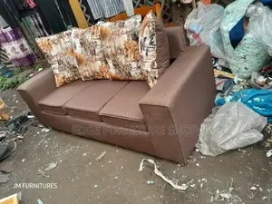 Brown Three Seater Sofa Set on Sale