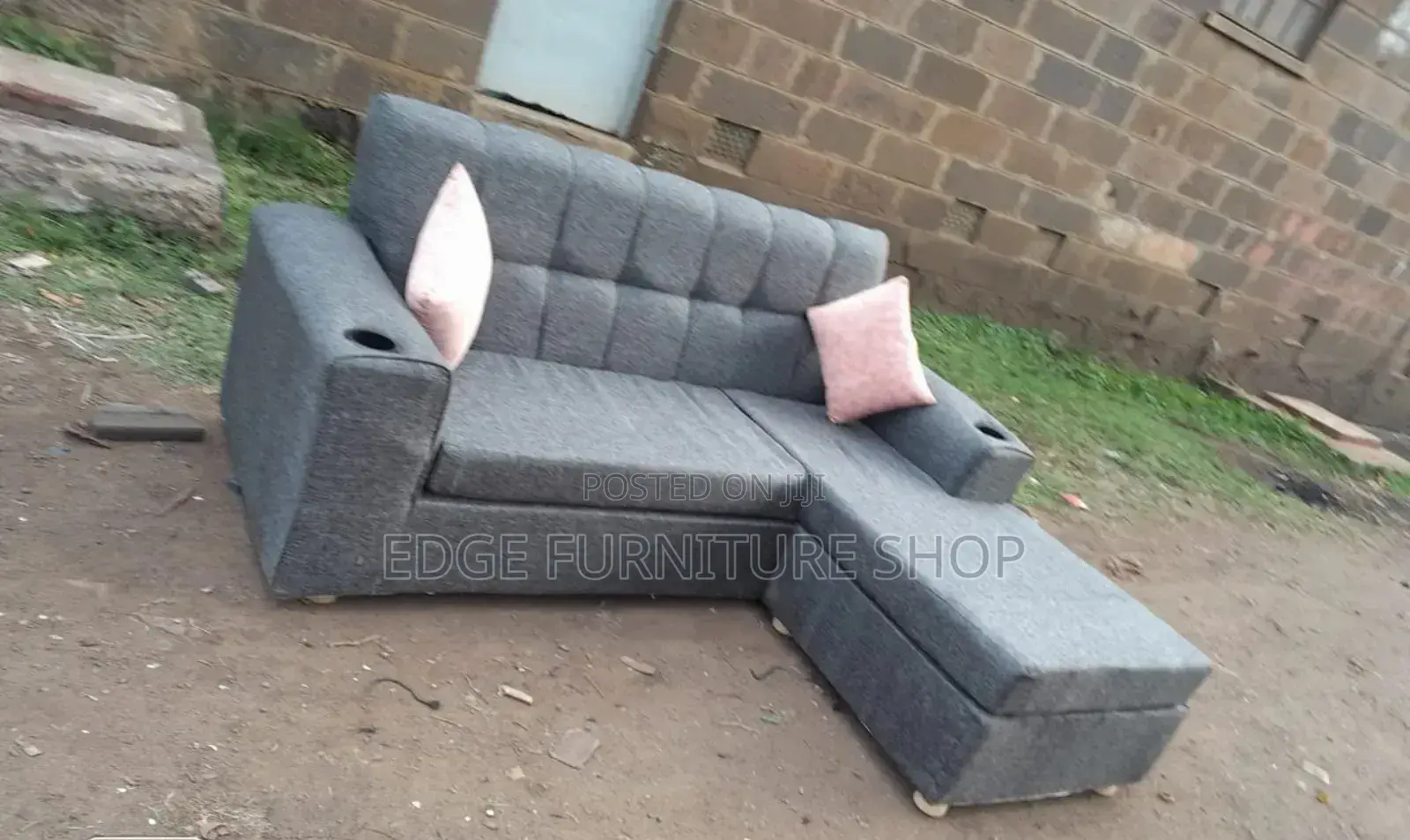 Mini L Shaped Sofa Set Available for Sale