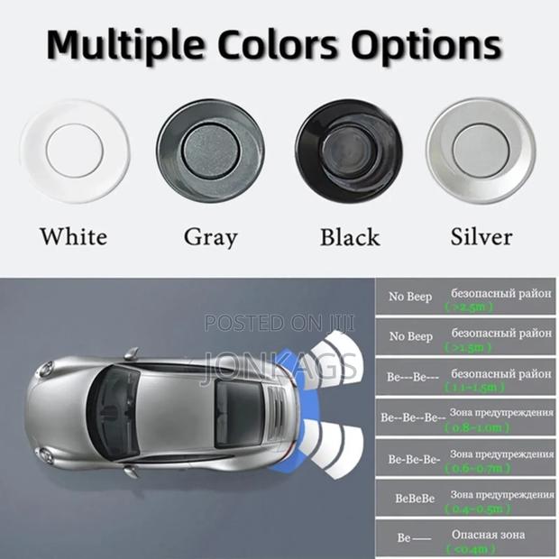 Universal Parking Sensors Silver, Black , White Gray - thumbnail 6