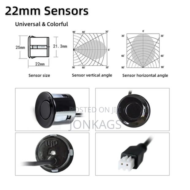 Universal Parking Sensors Silver, Black , White Gray - thumbnail 7