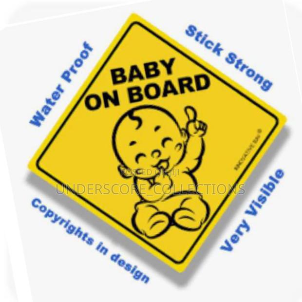 Baby Board Sign Sticker for Cars - main view