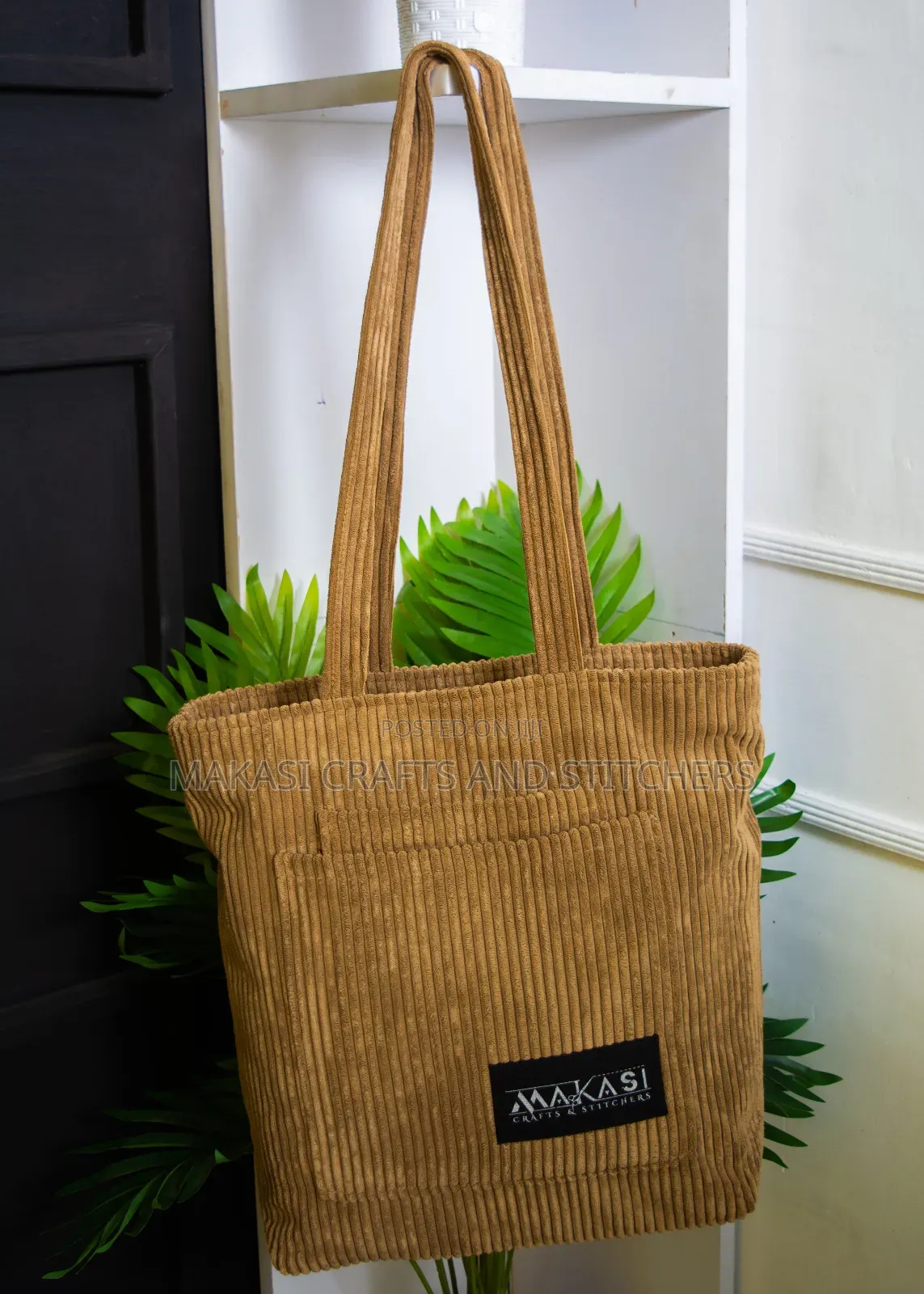Corduroy Tote Bag