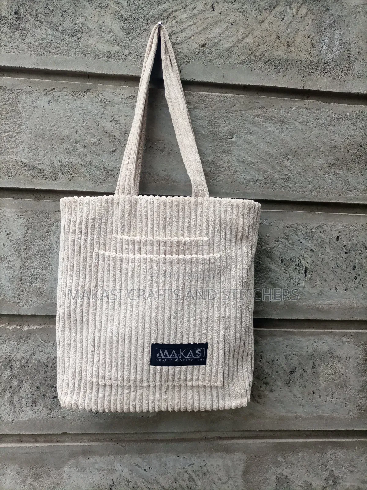 Corduroy Tote Bag