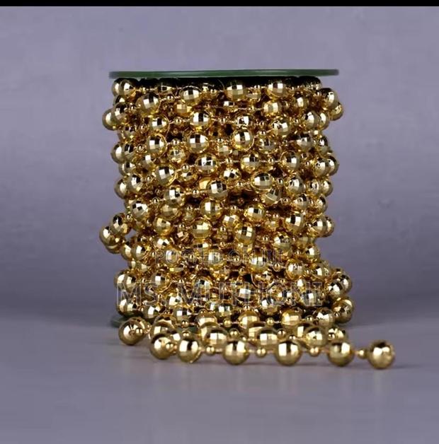 10m Christmas Decor Beads Garland - thumbnail 5