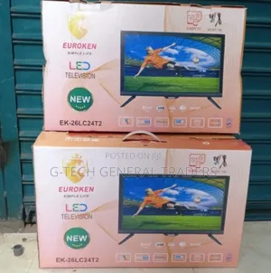 Euroken 26inch Digital Led Tv, Inbuilt Decoder Free Channels