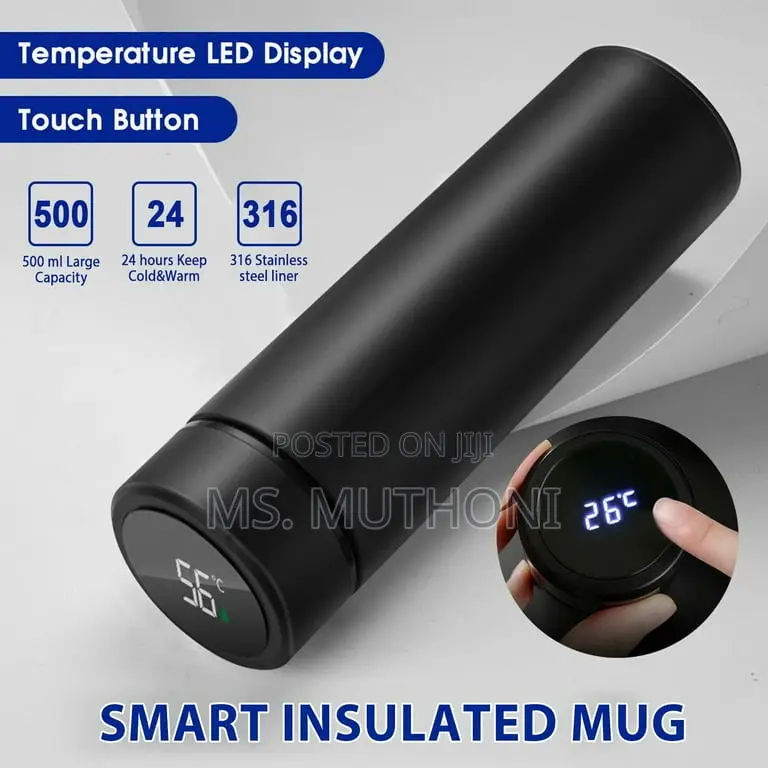 Thermo Cup With Thermometer Digital Temperature Display