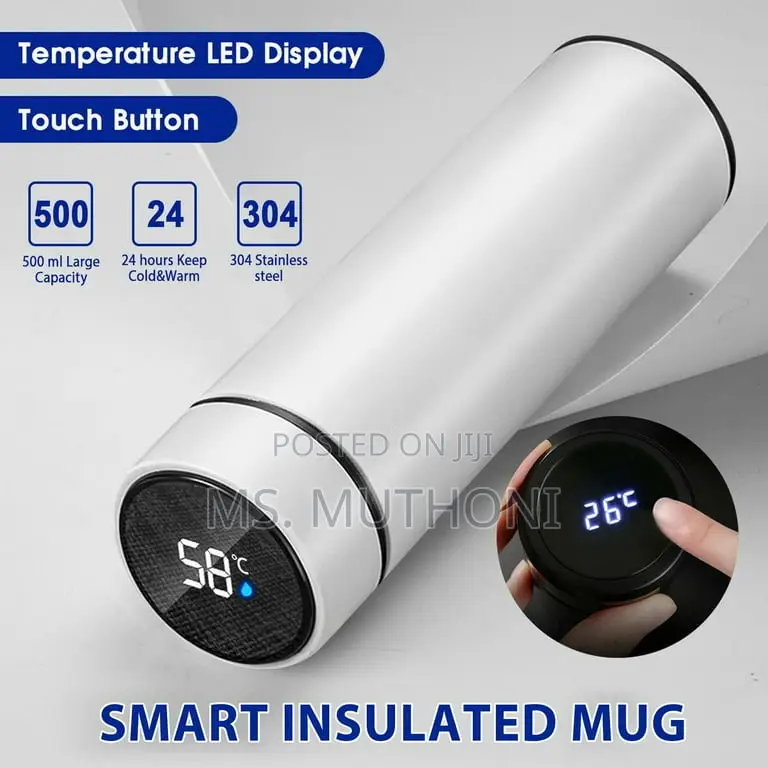 Thermo Cup With Thermometer Digital Temperature Display