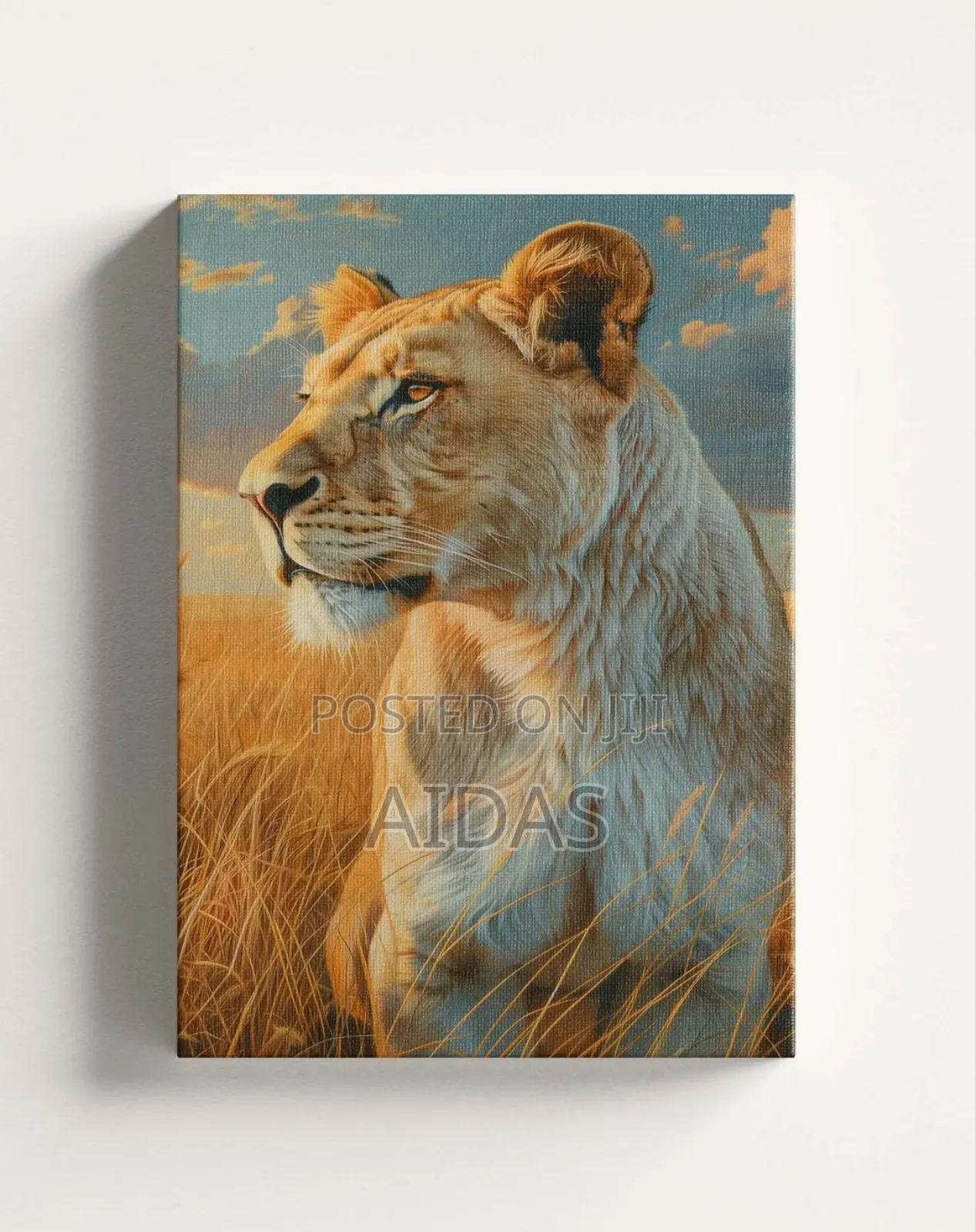 Beautiful Lioness Wall Art Painting