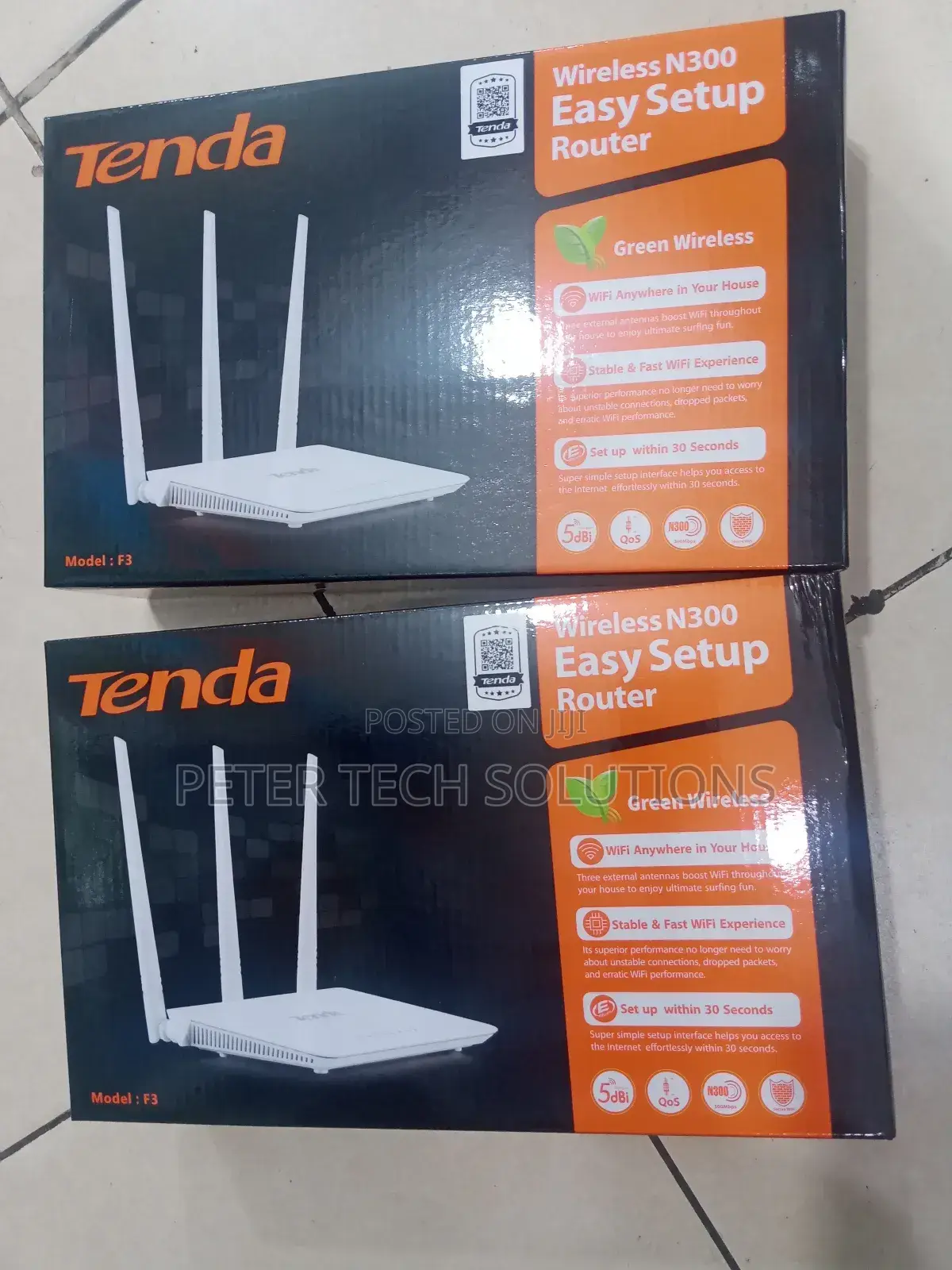Tenda Wireless WIFI F3-N300 Easy Setup Router