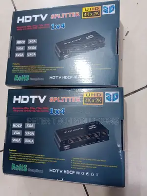 Ultra HD 4 Port HDMI Splitter 1×4 Repeater Amplifier 1080
