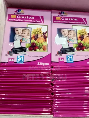 Waterproof Glosy Plain Photo Paper