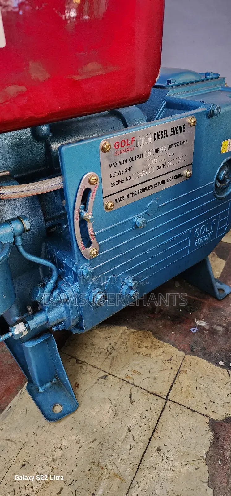 Heavy Duty Diesel Power Engine With 24HP