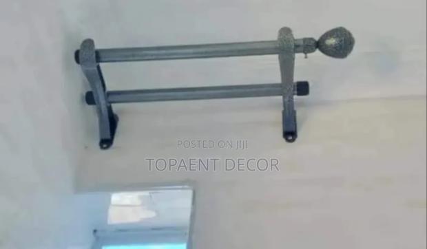 2m Double Powder Coated Window Rod - main view