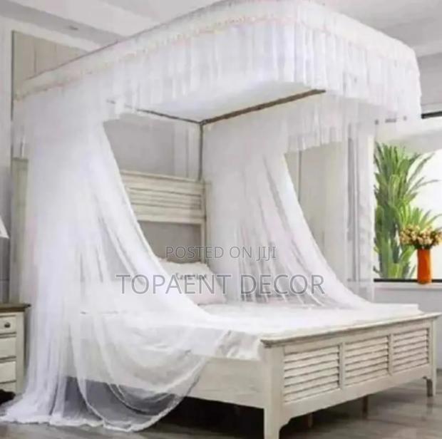 White 2 Stand Rail 4 by 6 Mosquito Net - main view