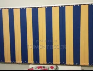 Blue Ad Yellow Office Kitchen Window Blinds
