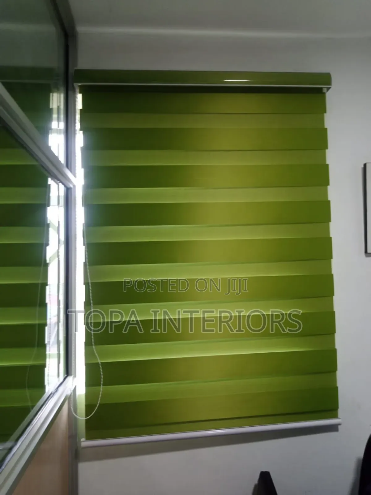 Green Office Roller Blinds Green Office Roller Blinds