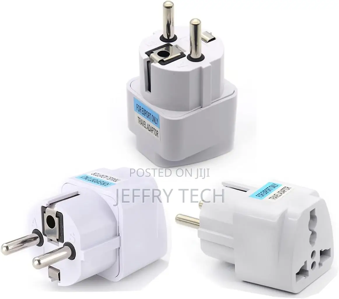 Topdeal Type E/F 2-Pin Grounded Plug Adapter