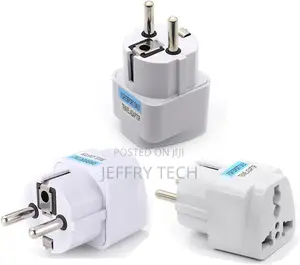 Topdeal Type E/F 2-Pin Grounded Plug Adapter