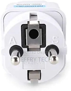 Topdeal Type E/F 2-Pin Grounded Plug Adapter
