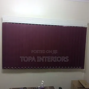 Chocolate Brown Vertical Office Blinds Office Curtains
