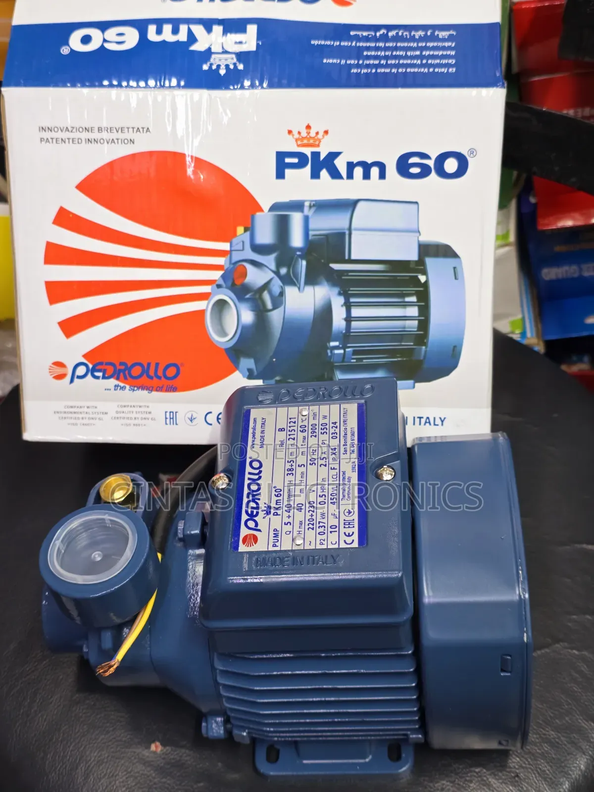 Pedrollo 0.5hp Water Pump