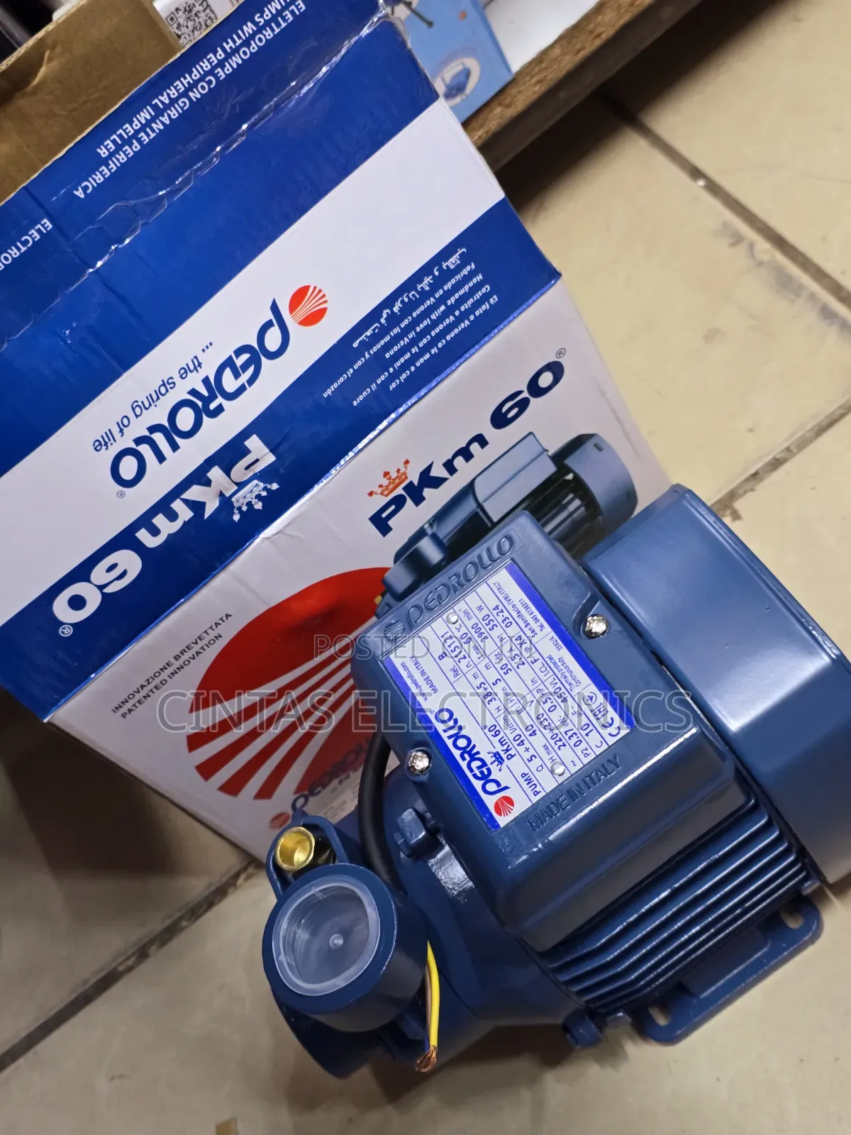 Electric Booster Water Pumps 0.5hp.